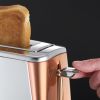 Russell Hobbs 24310 Long Slot 2 Slice Luna Toaster, Copper- Stainless Steel