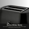 Hamilton Beach HBT1322MR 2 Slice, Ella, 800W, Wide Slots, Matte Black