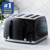 Russell Hobbs 26071 4 Slice Toaster In Black