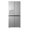 Haier HCR58S18CWMM 185cm Freestanding Multi Door Total No Frost Fridge Freezer in Platinum Inox, C Rated