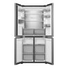 Haier HCR58S18CWMM 185cm Freestanding Multi Door Total No Frost Fridge Freezer in Platinum Inox, C Rated
