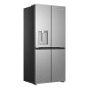 Haier HCR58S18CWMM 185cm Freestanding Multi Door Total No Frost Fridge Freezer in Platinum Inox, C Rated