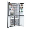 Haier HCR58S18CWMM 185cm Freestanding Multi Door Total No Frost Fridge Freezer in Platinum Inox, C Rated