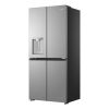 Haier HCR58S18CWMM 185cm Freestanding Multi Door Total No Frost Fridge Freezer in Platinum Inox, C Rated