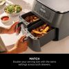 Ninja DZ300UK 7.6 litre 6-in-1 Dual Zone Air Fryer - Gun Metal Grey