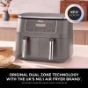 Ninja DZ300UK 7.6 litre 6-in-1 Dual Zone Air Fryer - Gun Metal Grey