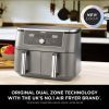 Ninja DZ400UK 9.5 litre MAX 6-in-1 Dual Zone Air Fryer - Gun Metal Grey