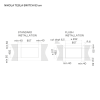 Elica NT-SWH-EVO-BL 83cm Wide Venting 4 Zone Hob - Black - A ++ Rated with 2 Bridge Zones