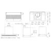 Elica BOXN-AD-DRY-120 120cm Wide Built In Hood - Stainless Steel B Rated