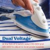 Russell Hobbs 22470 Dual Voltage Steam Glide Travel Iron, 830W, 80ml Tank