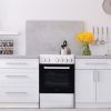 Statesman SE050SPW Freestanding Solid Plate Hob Electric Cooker