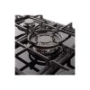 Amica AGVH7300BL 70Cm 5 Burner Gas On Glass Hob with Cast Iron Supports