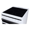 Amica 608CE2TAW 60cm Freestanding Single Oven Electric Cooker With Ceramic Hob In White