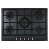CDA HG7251BL 68cm Five Burner Gas Hob in Black
