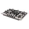 Amica AGH7100SS 70Cm Five Burner Gas Hob with Cast Iron Supports in Stainless Steel