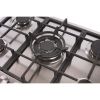 Amica AGH7100SS 70Cm Five Burner Gas Hob with Cast Iron Supports in Stainless Steel