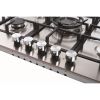Amica AGH7100SS 70Cm Five Burner Gas Hob with Cast Iron Supports in Stainless Steel