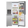 LG GSGV81PYLL 635L InstaView™ American Style Fridge Freezer, Shiny Steel