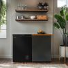 Fridgemaster MCF96EB Freestanding Chest Freezer - Black