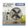 Status International Ltd S12ADESKFAN1PKB Variable Cooling Fan