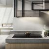 Elica NT-LIBRA-EVO-BL 83cm Wide Venting 4 Zone Hob - Black - A+ Rated with 2 Bridge Zones and an Integrated Scale
