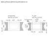 Elica NT-SW-GL-EVO-RA 83cm Wide Venting 4 Zone Hob - White - A ++ Rated with 2 Bridge Zones