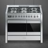 Smeg A2-81 100cm Opera Dual Fuel Range Cooker Stainless Steel