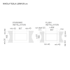 Elica NT-LIBRA-EVO-WH 83cm Wide Venting 4 Zone Hob - White - A+ Rated with 2 Bridge Zones and an Integrated Scale