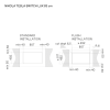 Elica NT-SW-LUX-BA 83cm Wide Venting 4 Zone Hob - White - A ++ Rated with 2 Bridge Zones with back aspiration re-circulating kit
