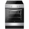 Amica AFC601SS 60Cm Freestanding Cooker With Ceramic Hob in Stainless Steel