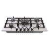 Amica AGH7100SS 70Cm Five Burner Gas Hob with Cast Iron Supports in Stainless Steel