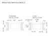 Elica NT-SW-GL-EVO-BL 83cm Wide Venting 4 Zone Hob - White - A ++ Rated with 2 Bridge Zones