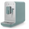 Smeg BCC12EGMUK Collezione Bean To Cup Coffee Machine with Steam Wand, Matte Emerald Green