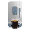 Smeg BCC12SBMUK Collezione Bean To Cup Coffee Machine with Steam Wand, Matte Storm Blue