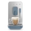 Smeg BCC12SBMUK Collezione Bean To Cup Coffee Machine with Steam Wand, Matte Storm Blue