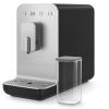 Smeg BCC13BLMUK Collezione Bean To Cup Coffee Machine with Integrated Milk System, Matte Black