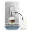 Smeg BCC13SBMUK Collezione Bean To Cup Coffee Machine with Integrated Milk System, Matte Storm Blue