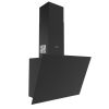 Belling BEL CHIM 603ANG BLK 60cm Black Glass Angled Chimney Cooker Hood B Rated