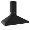 Belling BEL FARMHOUSE CHIM 100PYR BLK 100cm Chimney Cooker Hood, Black, C Rated
