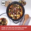 Black N'Decker BXSC16044GB Slow Cooker-Stainless Steel