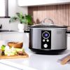 Black N'Decker BXSC16044GB Slow Cooker-Stainless Steel