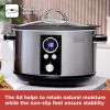 Black N'Decker BXSC16045GB 6.5L Slow Cooker