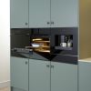 Caple C2106BG 60cm Electric Soft Close Single Oven Black Glass A Rated