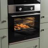 Caple C2239 60cm Pyrolytic Single Oven Black & Stainless Steel A Rated