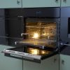 Caple C2403BG 60cm Pyrolytic Single Oven Black Glass A Rated
