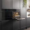 Caple C2601BG Smart Pyrolytic Single Oven Black Steel A Rated