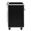 Smeg C6IPBLT2 60cm Concert Classic Full Electric Cooker with Induction Hob In Black A Rated