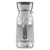 Smeg CGF02SSUK 50's Style Minipro Coffee Grinder In Stainless Steel