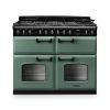 Rangemaster CLDLB110DFPMGR/CM1 Classic Deluxe BC 110 DF Dual Fuel Range Cooker Mineral Green Chrome