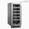 Caple WI3125 295mm Wide Undercounter Built In  Single Zone Wine Cooler Stainless Steel